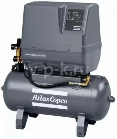 Поршневой компрессор Atlas Copco LFx 1,0 3PH на ресивере(50 л)