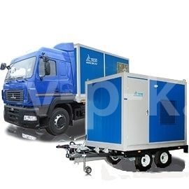 Дизельный генератор ТСС АД-250С-Т400-1РМ9 на прицепе  фото