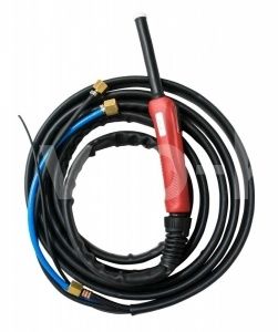Aurora Горелка TIG 25 250A (100%), M12x1, газ 1/4G, вода 3/8G, 4m-с упр. разъёмами 2-3-5pin Aurora Горелка TIG 25 250A (100%), M12x1, газ 1/4G, вода 3/8G, 4m-с упр. разъёмами 2-3-5pin фото