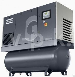 Винтовой компрессор Atlas Copco GA 11 13 P с ресивером фото