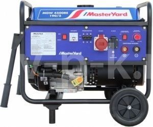 Бензиновый генератор MasterYard MGW 4500RE-190/3  фото