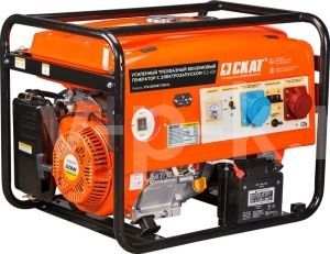 Бензиновый генератор Скат УГБ-8200ЕТ трехфазная  фото
