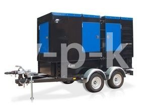 Дизельный генератор ТСС АД-80С-Т400-1РКМ11 в шумозащитном кожухе на прицепе с АВР 022379,031316,035289 (с автозапуском) фото