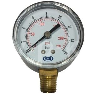 R 4141301600 Манометр D.50 мм, 1/4", 16 Bar (аналог 7110020000) для 100v80