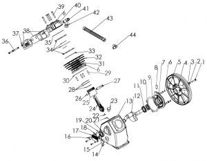 R 11131005 Болт шкива M8x40 мм LH20-2/LB30-2/40-2 для lb30 фото