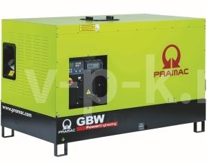 Дизельный генератор PRAMAC GBW15Y 1-фазный в кожухе  Дизельный генератор PRAMAC GBW15Y 1-фазный в кожухе  фото