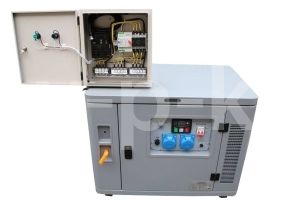 Дизельный генератор Амперос LDG6000СLE-3 в кожухе с АВР  фото