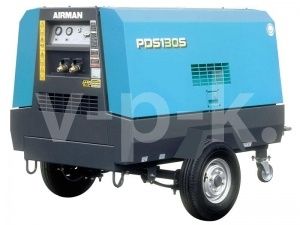 Винтовой компрессор Airman PDS130SC на шасси фото