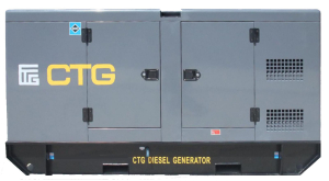 Дизельный генератор CTG AD-385RE в кожухе  фото