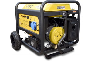 Бензиновый генератор RATO R8500D электростартер + колесный комплект  фото