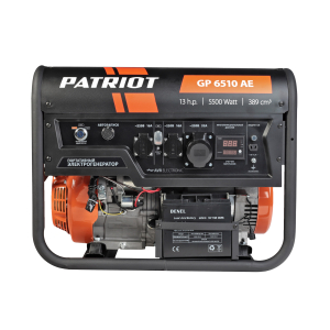 Бензиновый генератор PATRIOT GP 6510 AE 474101580 фото
