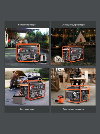 Бензиновый генератор  GRS 6500