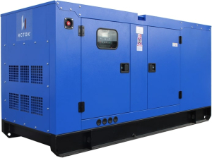 Дизельный генератор Исток АД120С-Т400-РПМ35 в кожухе с АВР  синхронный фото
