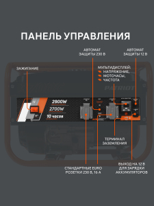 Бензиновый генератор PATRIOT GRS 3700 C 476102101 передвижной фото