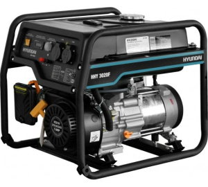 Бензиновый генератор Hyundai HHY 3020F  передвижной фото