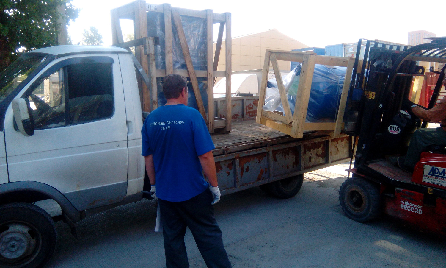 Отгрузка ресиверов, поршневых и винтовых компрессоров Remeza