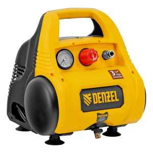Поршневой компрессор DENZEL РС 1/6-180 передвижной электрический фото