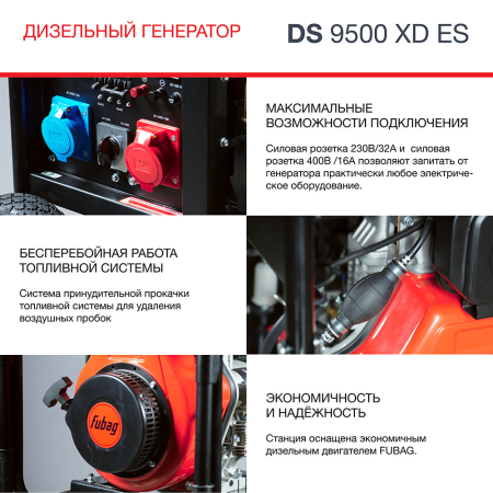 Дизельный генератор  DS 9500 XD ES