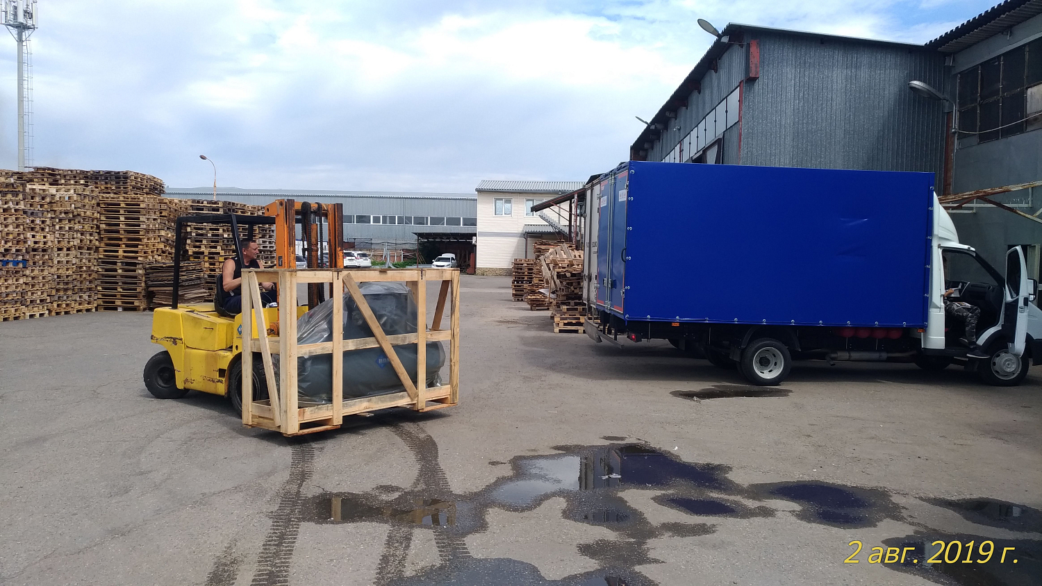 Отгружен компрессор СБ4/Ф-500.LT100