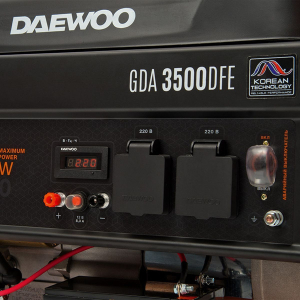 Бензиновый генератор DAEWOO GDA 3500 DFE GDA 3500 DFE гибридный фото