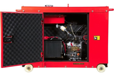 Дизельный генератор  DS 6500 AC ES (однофазная_кожух)