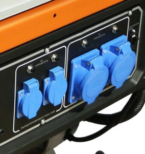 Бензиновый генератор Zongshen PB 15000 E  передвижной фото