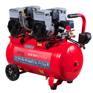 Поршневой компрессор Fubag OLS 500/50 CM2х2 646074 передвижной электрический фото