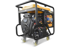 Бензиновый генератор RATO R19000D электростартер + колесный комплект  передвижной фото