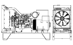 Дизельный генератор Onis Visa D 250 B  фото