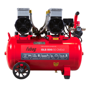 Поршневой компрессор Fubag OLS 500/50 CM2х2 646074 передвижной электрический фото