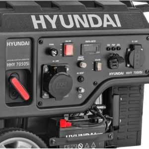 Бензиновый генератор Hyundai HHY 7050Si  передвижной фото