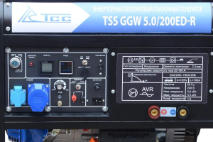 Бензиновый генератор ТСС GGW 5.0/200ED-R 022957 сварочный фото
