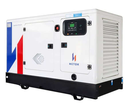 Дизельный генератор  АД120С-Т400-РПМ35 в кожухе